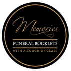 memories funeral booklets Logo